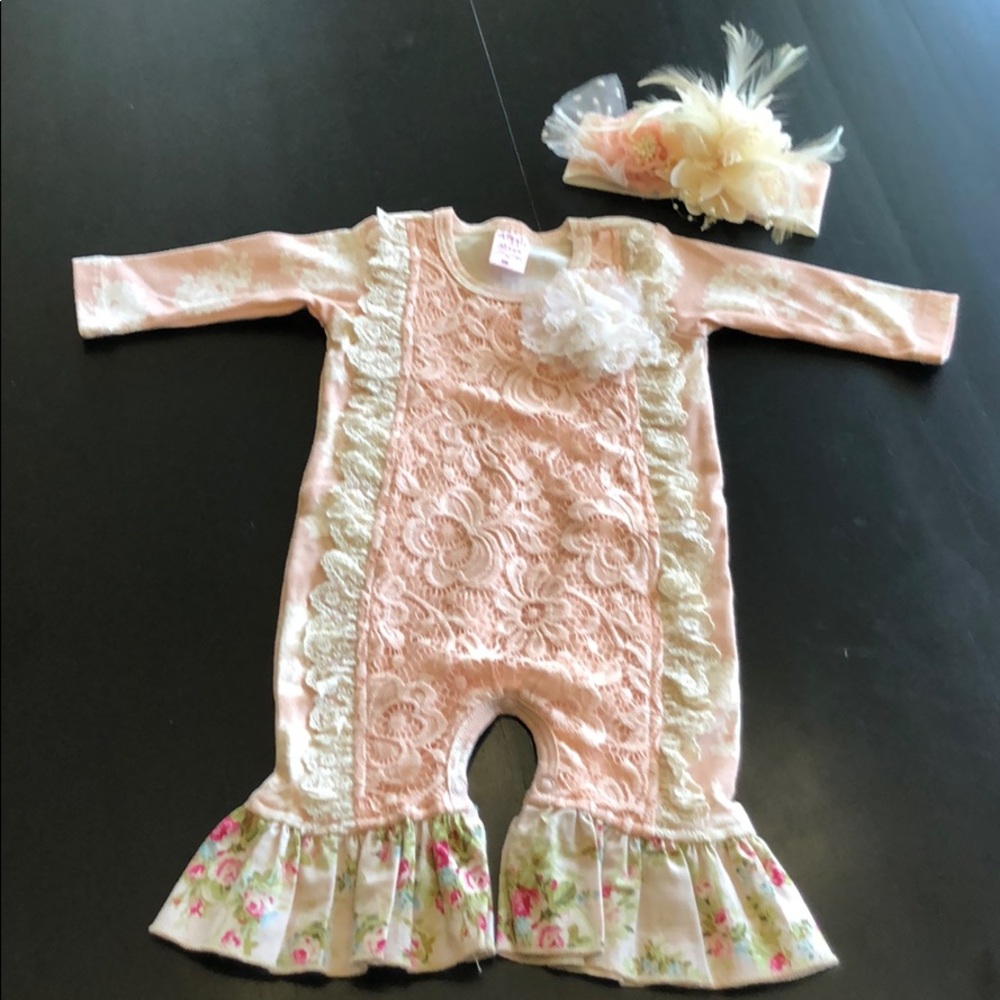 Giggle Moon outfit with headband